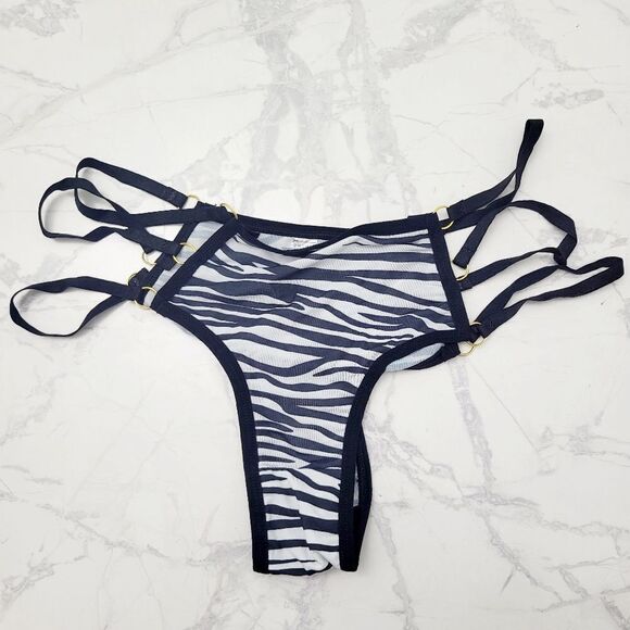 2/$20 Brand New Sexy Zebra Pattern Underwear Panties Size: XL - Picture 3 of 7